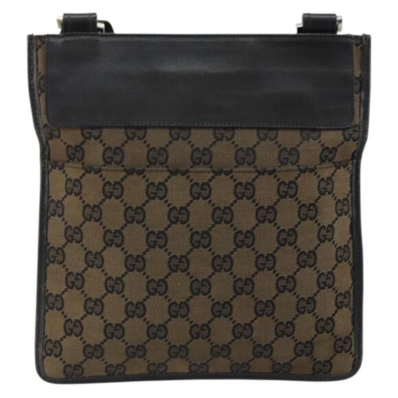 GUCCI GG Canvas Shoulder Bag Brown 019 019 - Picture 3 of 12